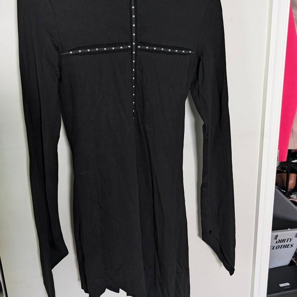 Asymmetrical Mini Dress - DollsKills Gothic Dress - Size Medium